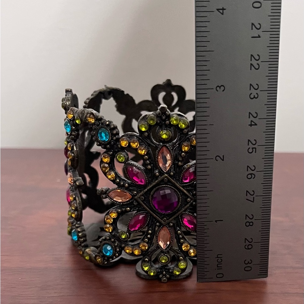 Multicolor Rhinestone Candle Holder - Picture 4 of 4
